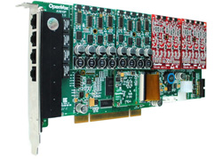 OpenVox A1610E PCI-E VOIP плата, 16 портов FXS или FXO