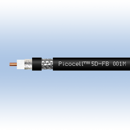Кабель PicoCell 5D FB PVC черный 50 Ом