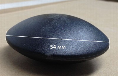 Бирка РЧ Golf Design Tag 54 мм (черная)
